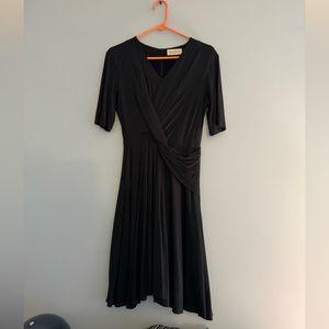 MM. Lafleur Black Cross Body Dress Size 8